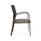 Lesro Newport Guest Chair Metal Frame, Bronze, RS Night Sky Back, MD Farro Seat NP1101 - alternate 3